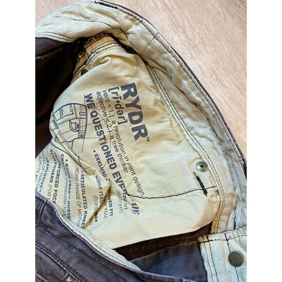 Kuhl Ryder Mens 34x30 Brown Pants Durable Cotton Canvas Workwear - Picture 5 of 8